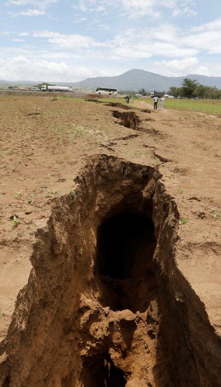 Africa Is Slowly Splitting In Two But This Crack In Kenya Has