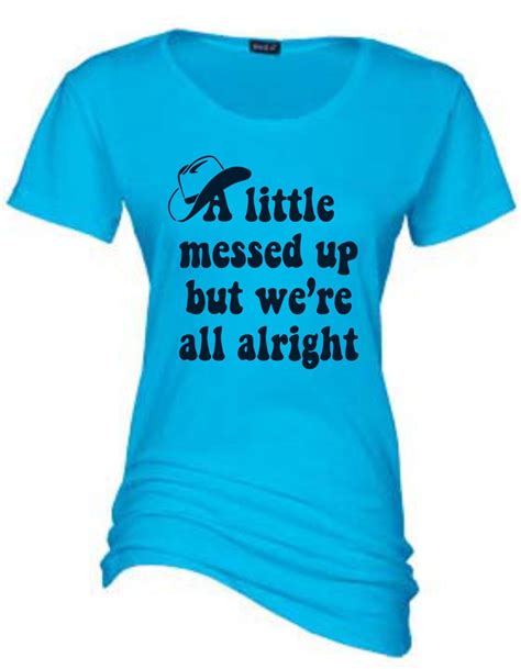 A Little Messed Up Lyrics Womens T Shirt