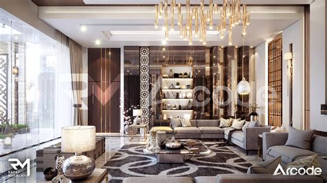 Modern Living Room Dubai On Behance