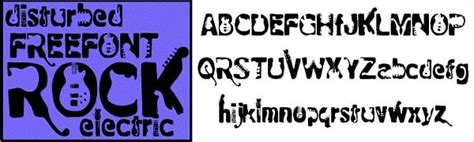 The Fonts That Rock Collection Of 44 Astonishing Free Rock Band Fonts