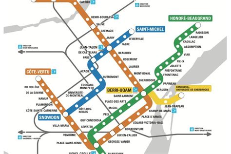 Map Of The Week Montréal Metro The Urbanist