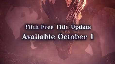 Final Monster Hunter World Iceborne Free Title Update 5 Trailer