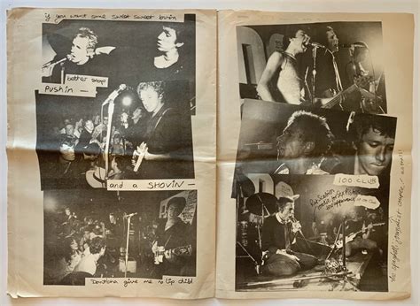 sex pistols 1976 ‘anarchy in the uk tour newspaper program aka anarchy no 1 designed by