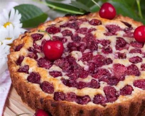 Recette Tarte Amandine Aux Cerises Tarte Aux Cerises Et Amandes