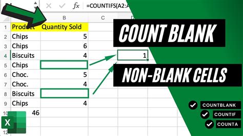 Count Blank Or Non Blank Cells In Excel How To Use Countblank Counta