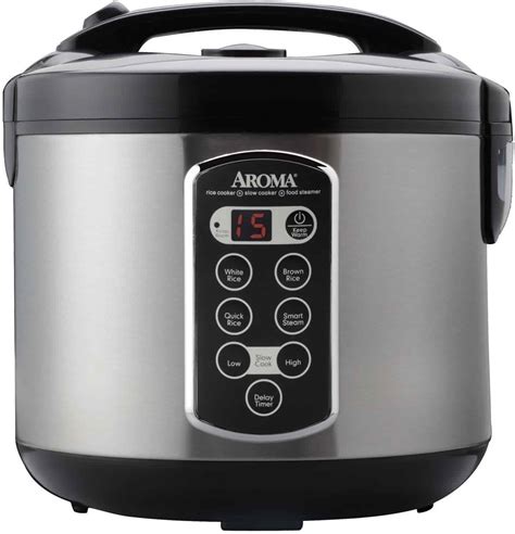 Aroma Professional Digital Rice Cooker ARC 2000ASB Review We Know Rice