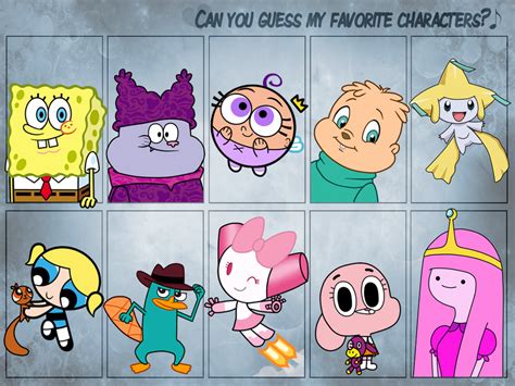 Can You Guess My Favorite Characters By Corossmo On Deviantart