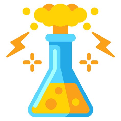 Icono De Reacción Química Flaticons Flat