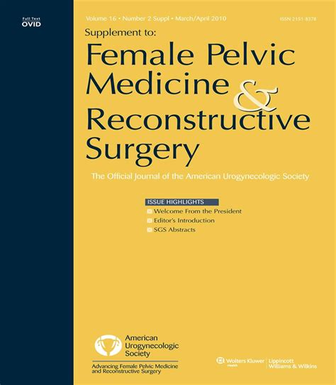 Oral Poster 10 Predictors Of Transfusion Requirement Among Female Pelvic Medicine
