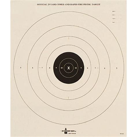 50-pack Bull's Eye Targets - 19998, Shooting Targets at 