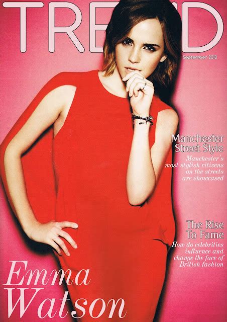 Trend September 2013 Cover Story Emma Watson