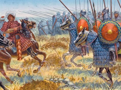 Byzantine Cavalry Manzikert 1071 Byzantine Army Warriors