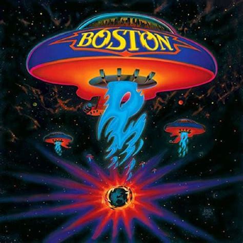 The BOSTON spaceship album cover artwork. | Rock album covers, Classic