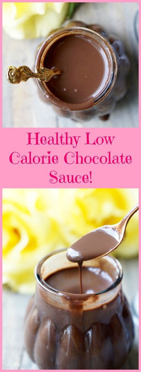 You can hardly tell it's sugar free and low fat. Low Calorie Chocolate Sauce | Recipe | Low calorie ...