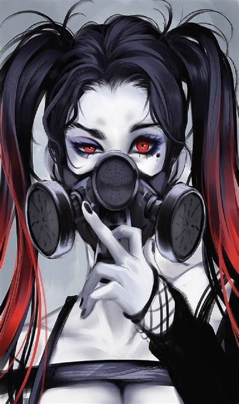Female With Gas Mask Anime Wallpapers Wallpaper Cave