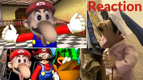 Smg4 Mario Reacts To Cursed Nintendo Commercials Reaction Puppet