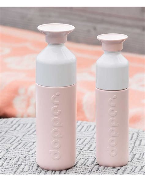dopper dopper insulated bottle in stainless steel steamy pink 580 ml bpa and phthalates