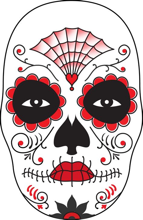 Surface Fragments How To Make A Day Of The Dead Mask