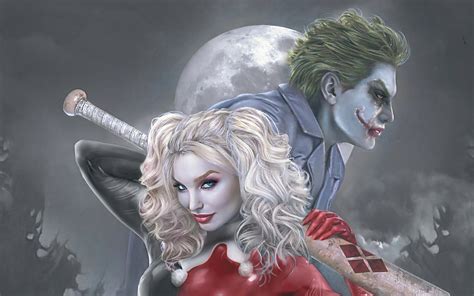 X Joker And Harley Quinn K New P Resolution Hd K