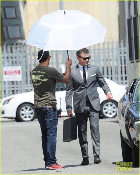 Matt Damon Suits Up For Photo Shoot With Car Photo 3664796 Matt Damon Photos Just Jared