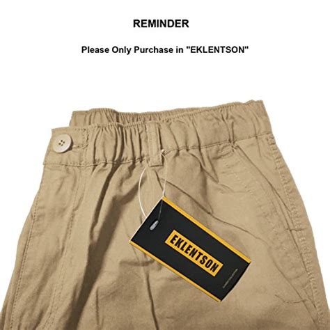 Eklentson Capri Pants For Men Relaxed Fit Military Shorts Clam Digger Pants 34 Pants Khaki