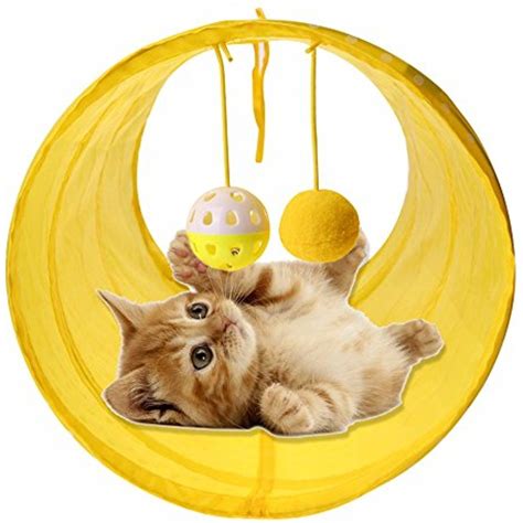 Foldable Collapsible Cat Tunnel Pet Tube For Kittens Puppies