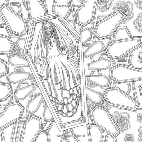 The Beauty Of Horror 1 A Goregeous Coloring Book Monster Coloring