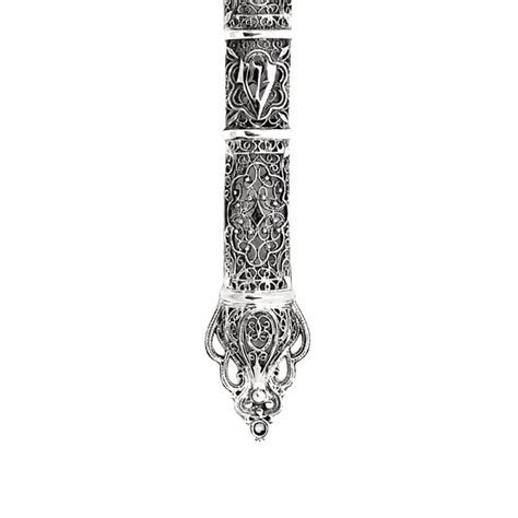 Mezuzah Case In Sterling Silver Baltinester Judaica From Israel