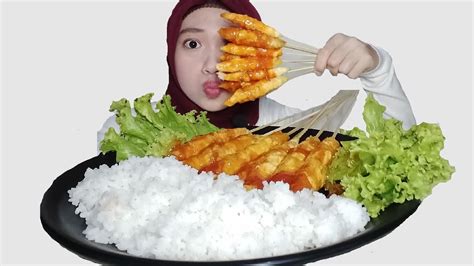 Mukbang Telur Gulung Siram Saus Asmr Indonesia Youtube