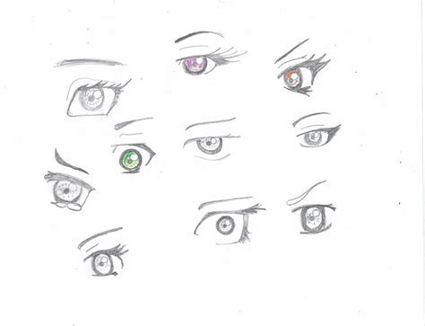 Female Anime Eye Practice By Kittyneigh On Deviantart