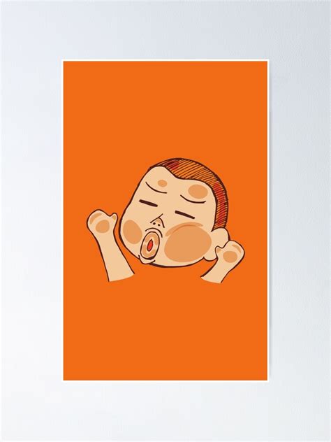 Funny Face Poster By Bagguedition Redbubble