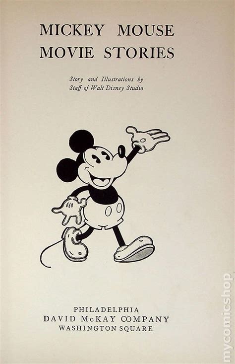 Mickey Mouse Movie Stories Hc 1931 David Mckay Publishing Comic Books