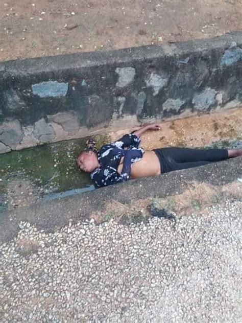 dead body of woman found inside drainage in benue graphic photos igbere tv