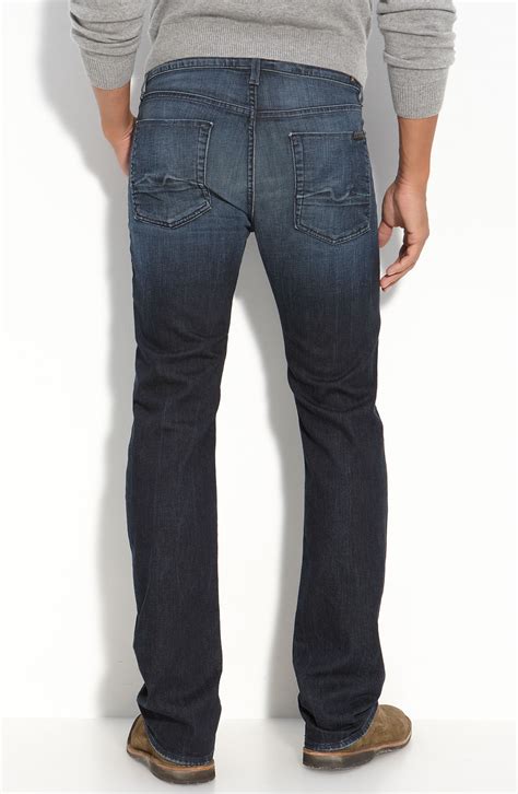 7 For All Mankind Standard Fit Slim Straight Jeans In Blue For Men