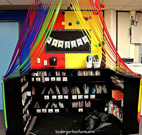 Rainbow Reading Nook Classroom Reveal Kindergarten Classroom