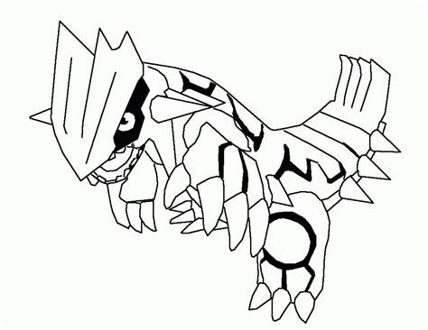 Groudon Coloring Page Coloring Home