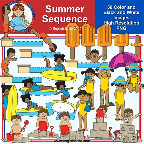 Clip Art Summer Sequence Made By Teachers
