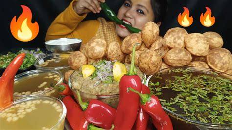Unlimited Spicy Pani Puri Eating Fuchka Eating Golgappa Eating Challenge Youtube