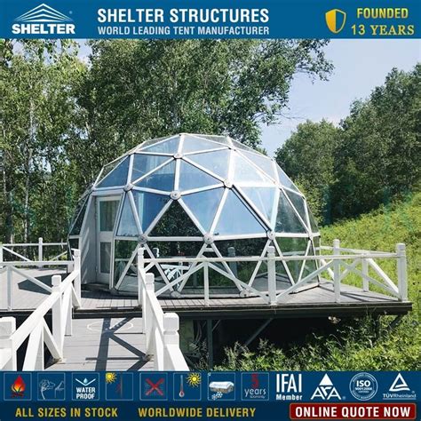 Transparent Glass Roof Dome Geodesic Igloo Garden Tent For Sale China