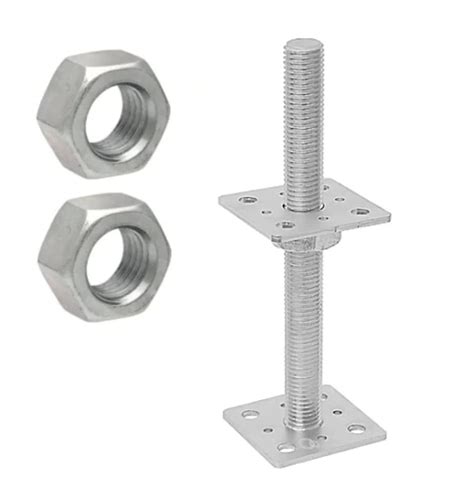 Heavy Duty Galvanised Adjustable Bolt Down Post Support X X