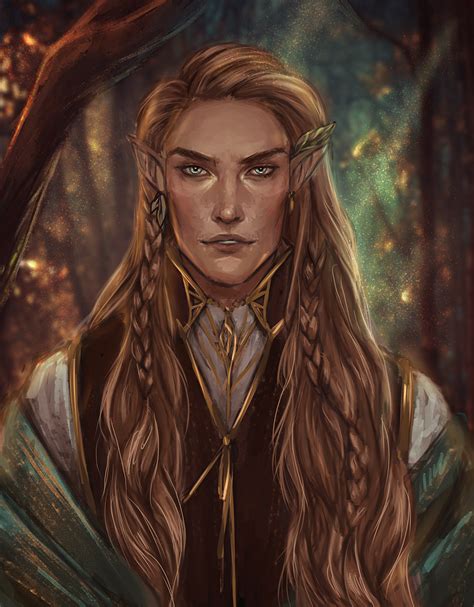 Celegorm Elves Fantasy Character Portraits Elf Art