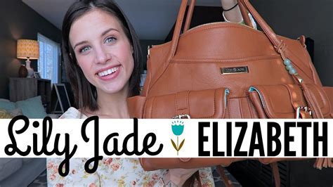 lily jade elizabeth backpack diaper bag review youtube