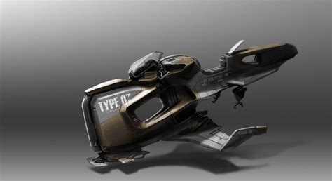 Ian Galvin Jet Moto Redesign Scifi Vehicle Futuristic Motorcycle