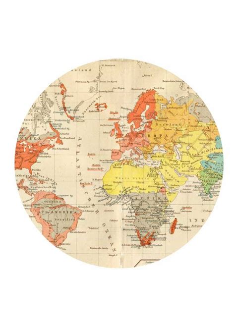 Round World Map Printable Free Printable Maps