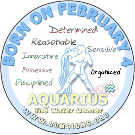 February 4 Zodiac Horoscope Birthday Personality Sunsignsorg
