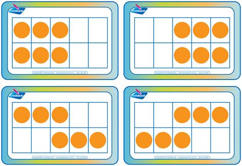 Subitising Flashcards 1 To 10 Writeboards Childrens Writing Board