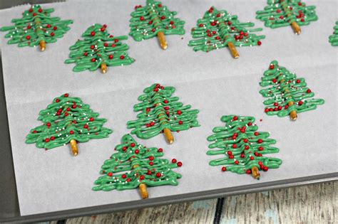 Chocolate Christmas Tree Pretzels Recipe The Gingerbread Uk