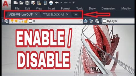 Autocad File Tabs Enable Disable Works 100 Subscribe Youtube