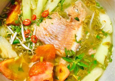Cách Làm Món Canh Chua Cá điêu Hồng Nấu Lá Me Non Của Phuong Nguyen 92