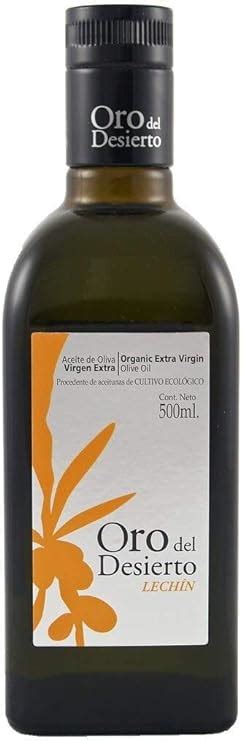 oro del desierto lechín aceite de oliva virgen extra ecológico 500 ml amazon es alimentación